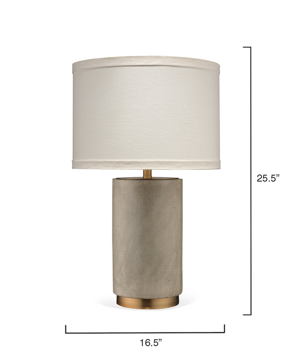 Jamie Young Co. Mortar Table Lamp 9MORTARCEMBR