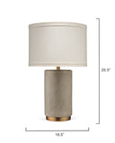 Jamie Young Co. Mortar Table Lamp 9MORTARCEMBR