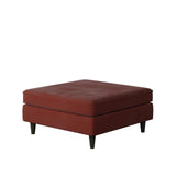 Fusion 170-C Transitional Cocktail Ottoman 170-C Bella Rouge 38" Square Cocktail Ottoman