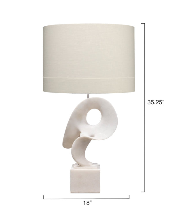 Jamie Young Co. Obscure Table Lamp 9OBSCUREWH