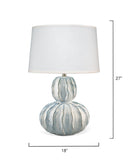 Jamie Young Co. Oceane Gourd Table Lamp 9OCEAWHC131G