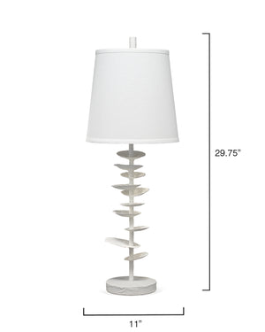 Jamie Young Co. Petals Table Lamp 9PETALSTLWH