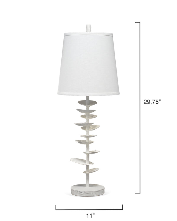 Jamie Young Co. Petals Table Lamp 9PETALSTLWH