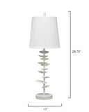 Jamie Young Co. Petals Table Lamp 9PETALSTLWH