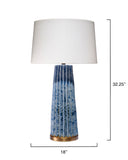 Jamie Young Co. Pleated Table Lamp 9PLEATEDTLBL