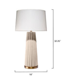 Jamie Young Co. Pleated Table Lamp 9PLEATEDTLCR