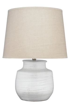 Jamie Young Co. Trace Table Lamp 9TRACESMTLWH