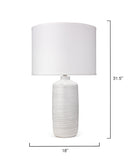 Jamie Young Co. Trace Table Lamp 9TRACWHD131L