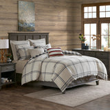 Madison Park Signature Willow Oak Farm House 100% Cotton Yarn Dyed 9Pcs Comforter Set MPS10-389