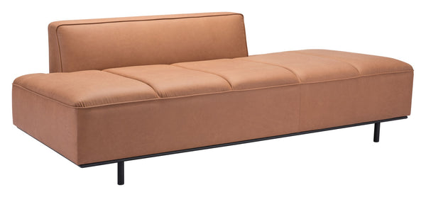 Zuo Modern Confection 100% Polyurethane, Plywood, Steel Modern Commercial Grade Sofa Brown, Black 100% Polyurethane, Plywood, Steel