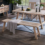 INK+IVY Sonoma Industrial Dining Bench II105-0313