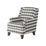 Fusion 260-C Transitional Accent Chair 260-C Brock Charcoal Accent Chair