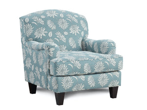 Fusion 01-02 Transitional Accent Chair 01-02 Cassini Mist