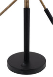 Zuo Modern Tanner Steel Modern Commercial Grade Table Lamp Black, Brass Steel