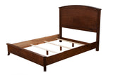 Alpine Furniture Baker Standard King Panel Bed, Mahogany 977-07EK Mahogany Mahogany Solids & Veneer 81 x 86 x 54