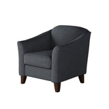Fusion 452-C Transitional Accent Chair 452-C Truth or Dare Navy Accent Chair