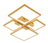 Bethel Gold LED Flush Mount in Stainless Steel & Acrylic