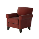 Fusion 512-C Transitional Accent Chair 512-C Bella Rouge  Accent Chair
