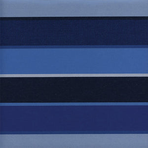 Simply Shade - Treasure Garden Catalina 11' Octagon Push Button Tilt in Sunbrella Fabric Milano Cobalt Stripe / Black  11' Octagon