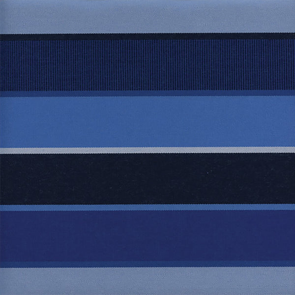 Simply Shade - Treasure Garden Catalina 11' Octagon Push Button Tilt in Sunbrella Fabric Milano Cobalt Stripe / Black  11' Octagon