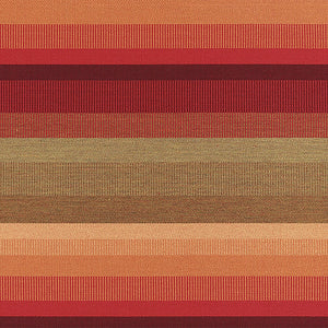 Simply Shade - Treasure Garden Catalina 11' Octagon Push Button Tilt in Sunbrella Fabric Astoria Sunset Stripe / Bronze  11' Octagon