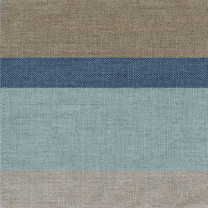 Simply Shade - Treasure Garden Catalina 9' Octagon Push Button Tilt in Sunbrella Fabric Gateway Mist Stripe / Bronze  9' Octagon