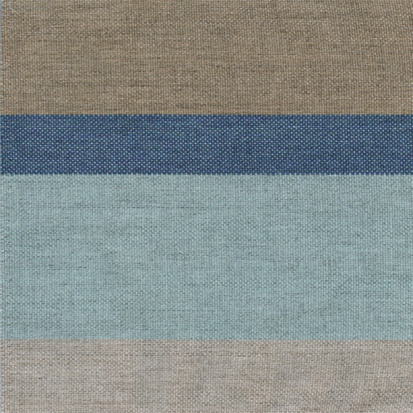 Simply Shade - Treasure Garden Catalina 9' Octagon Push Button Tilt in Sunbrella Fabric Gateway Mist Stripe / Bronze  9' Octagon