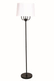 Alpine Floor Lamp Black/Supreme Silver House of Troy A701-BLK/SS