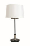 Alpine Table Lamp Black/Satin Nickel House of Troy A752-BLK/SN