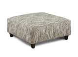 Fusion 109 Transitional Cocktail Ottoman 109 Local Color Steel