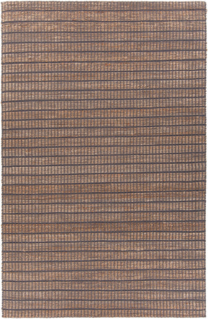 Chandra Rugs Abacus 60% Jute + 40% Cotton Hand-Woven Contemporary Rug Grey 7'9 x 10'6