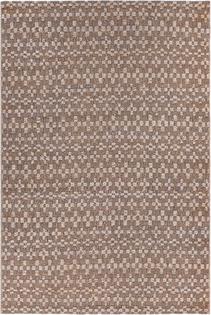 Chandra Rugs Abree 80% Jute + 20% Cotton Hand-Woven Contemporary Rug Silver 7'9 x 10'6