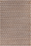 Chandra Rugs Abree 80% Jute + 20% Cotton Hand-Woven Contemporary Rug Silver 7'9 x 10'6