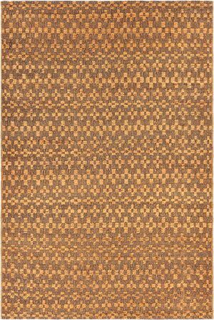 Chandra Rugs Abree 80% Jute + 20% Cotton Hand-Woven Contemporary Rug Gold 7'9 x 10'6