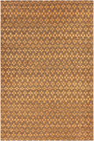 Chandra Rugs Abree 80% Jute + 20% Cotton Hand-Woven Contemporary Rug Gold 7'9 x 10'6