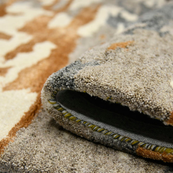 AMER Rugs Abstract ABS-3 Hand-Tufted Abstract Transitional Area Rug Orange 9' x 13'