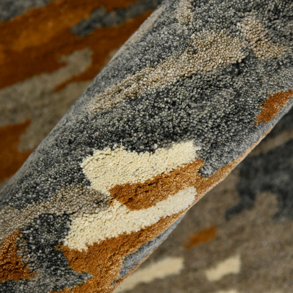 AMER Rugs Abstract ABS-3 Hand-Tufted Abstract Transitional Area Rug Orange 9' x 13'