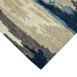 AMER Rugs Abstract ABS-4 Hand-Tufted Abstract Transitional Area Rug Blue 9' x 13'