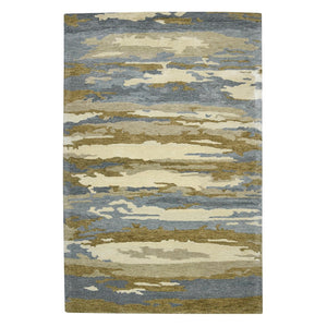 AMER Rugs Abstract ABS-5 Hand-Tufted Abstract Transitional Area Rug Tan/Gray 9' x 13'