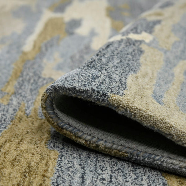 AMER Rugs Abstract ABS-5 Hand-Tufted Abstract Transitional Area Rug Tan/Gray 9' x 13'