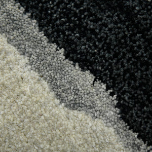 AMER Rugs Abstract ABS-6 Hand-Tufted Abstract Transitional Area Rug Dark Gray 9' x 13'