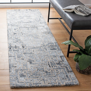Abstract Hand Tufted Contemporary Rug in 80% Polyester & 20% Wool - Soft, Stylish, and Durable Design