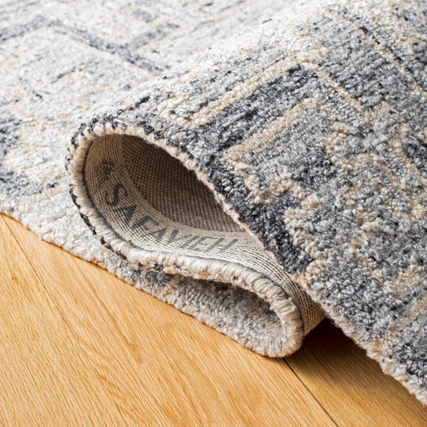 Abstract Hand Tufted Contemporary Rug in 80% Polyester & 20% Wool - Soft, Stylish, and Durable Design