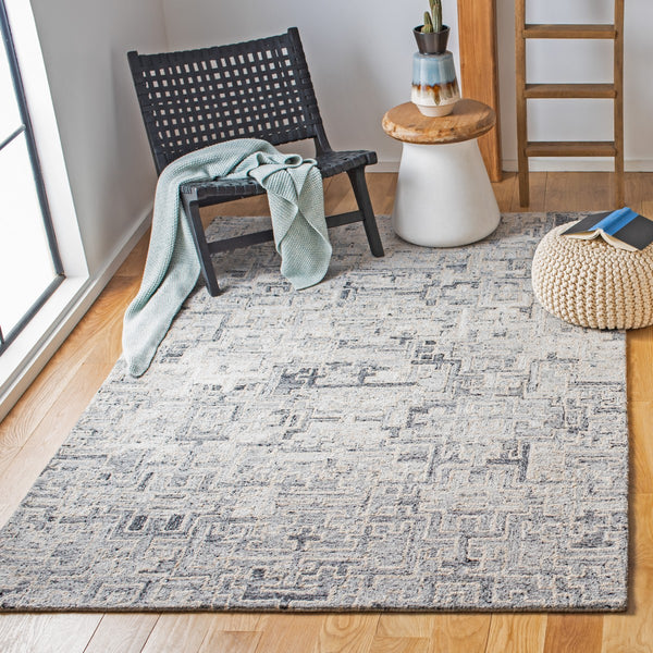 Abstract Hand Tufted Contemporary Rug in 80% Polyester & 20% Wool - Soft, Stylish, and Durable Design