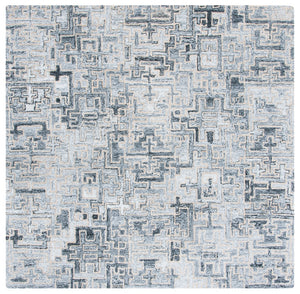 Abstract Hand Tufted Contemporary Rug in 80% Polyester & 20% Wool - Soft, Stylish, and Durable Design