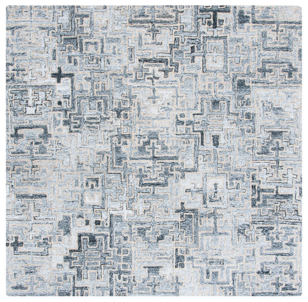 Abstract Hand Tufted Contemporary Rug in 80% Polyester & 20% Wool - Soft, Stylish, and Durable Design