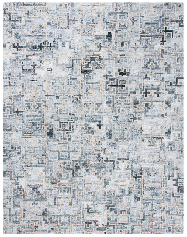 Abstract Hand Tufted Contemporary Rug in 80% Polyester & 20% Wool - Soft, Stylish, and Durable Design
