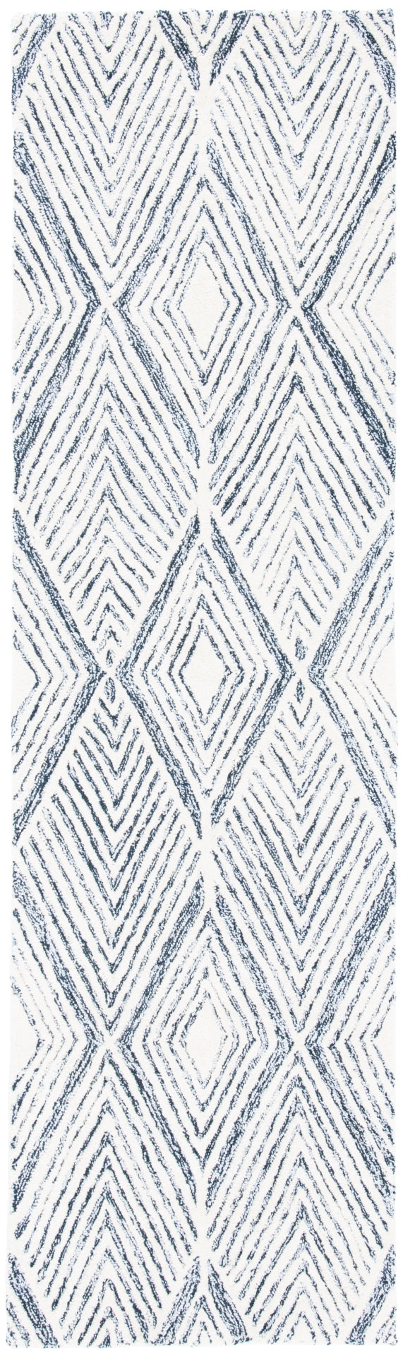 Abstract Hand Tufted Rug - Luxurious 50% Wool & 50% Nylon Blend with Elegant Design for Any Space