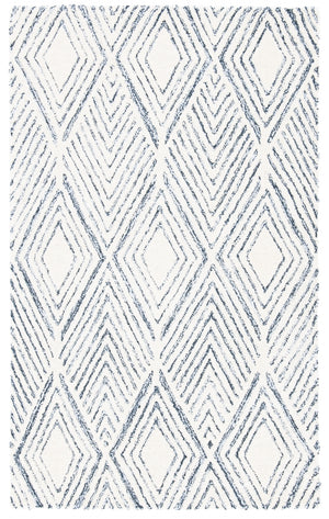 Abstract Hand Tufted Rug - Luxurious 50% Wool & 50% Nylon Blend with Elegant Design for Any Space