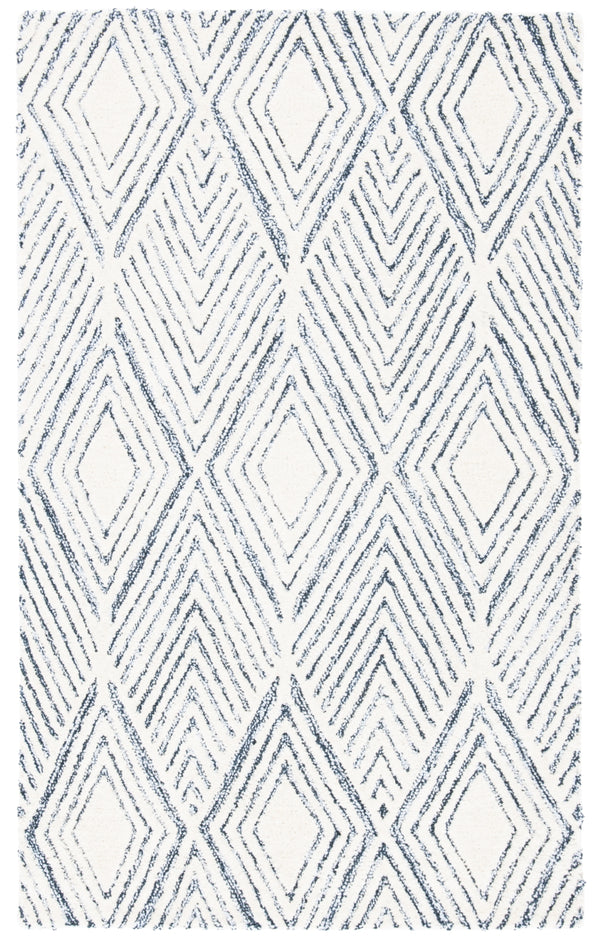 Abstract Hand Tufted Rug - Luxurious 50% Wool & 50% Nylon Blend with Elegant Design for Any Space